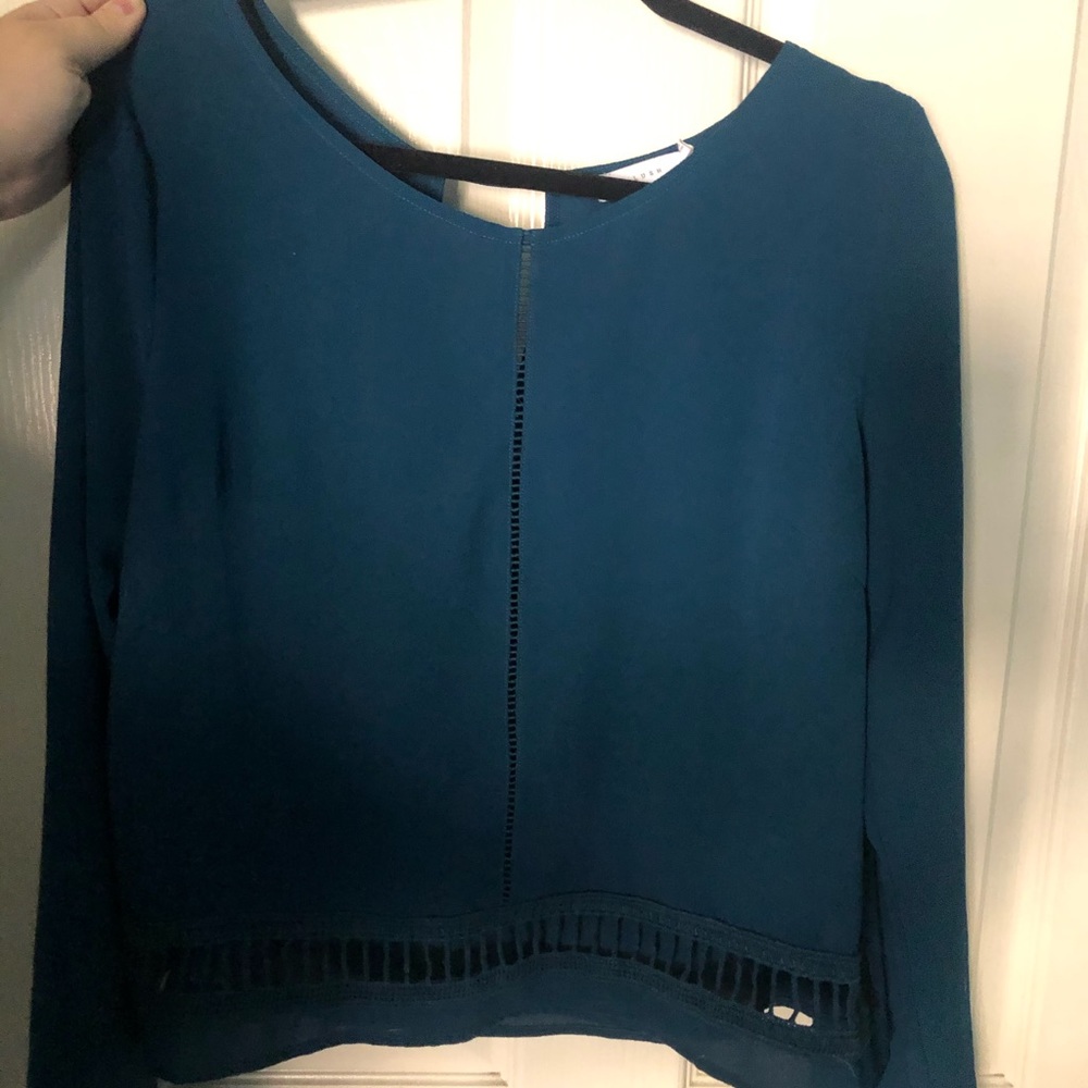 Lush Blue Blouse